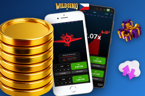 Porovnání demo a reálné verze Aviator na Wildsino pro přechod k hraní o peníze