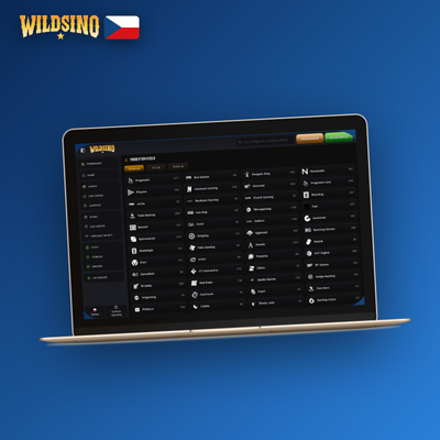 Wildsino desktop klient – dedikované okno s přístupem k 11 000 hrám