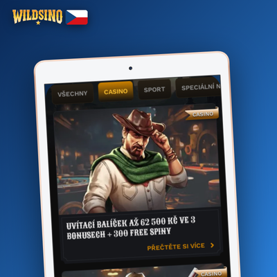 Wildsino free bet – bezplatná sázka, kde výhra putuje přímo na váš účet