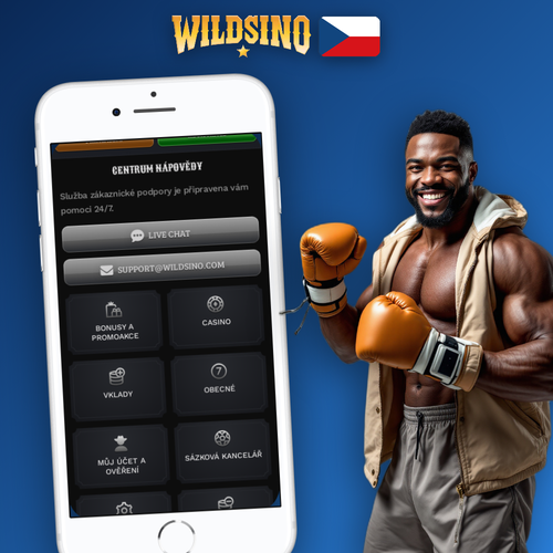 Wildsino zákaznická podpora dostupná 24/7 přes živý chat v češtině