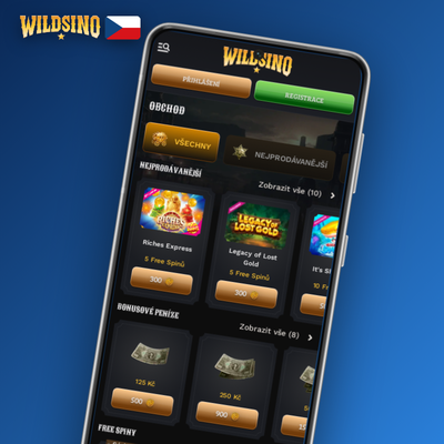 Wildsino mobilní web – optimalizované kasino rozhraní pro Android a iOS