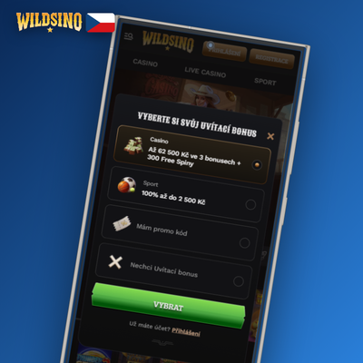 Jak se registrovat ve Wildsino přes Google — propojte profil a účet máte hotový na jeden klik